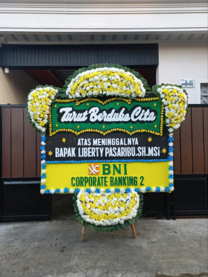 Papan Bunga Duka di Bumijo
