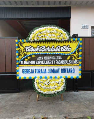 Papan Bunga Duka di Bumijo