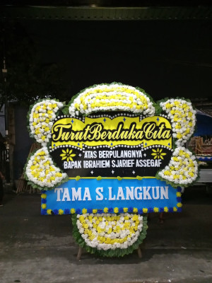 Papan Bunga Duka di Bumijo